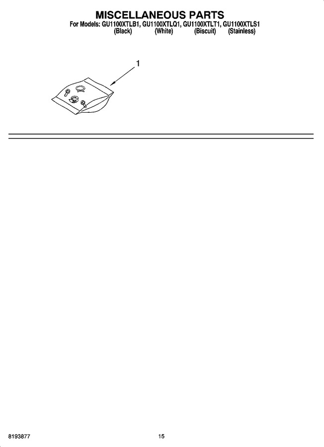 Diagram for GU1100XTLS1