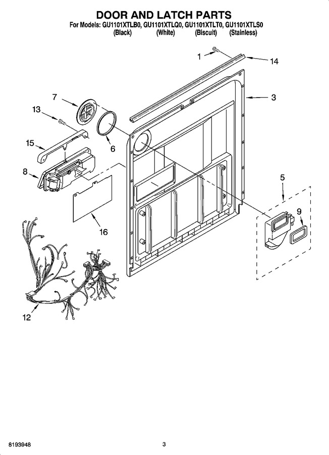 Diagram for GU1101XTLQ0