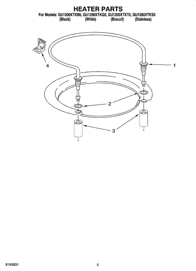 Diagram for GU1200XTKT0