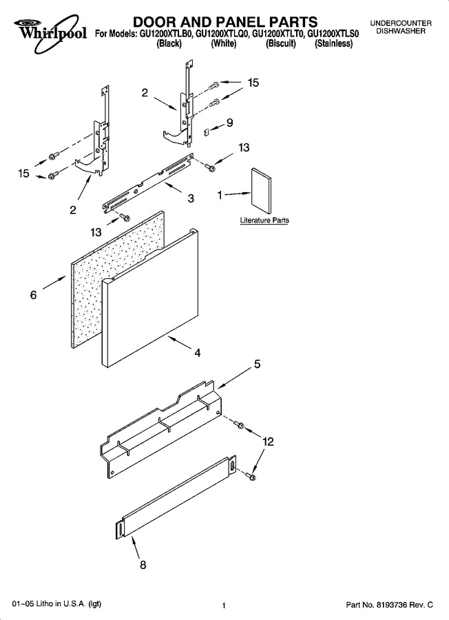 Diagram for GU1200XTLT0