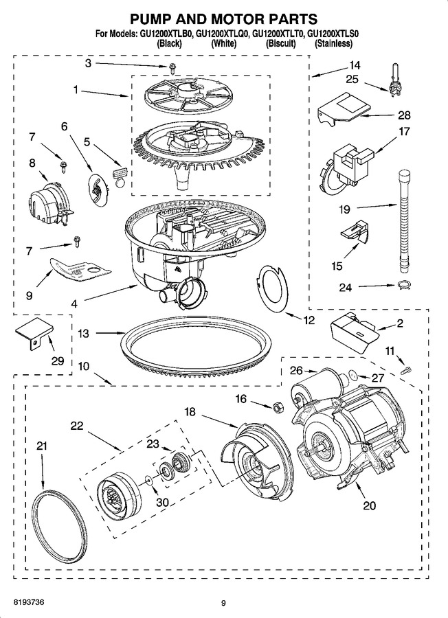 Diagram for GU1200XTLS0