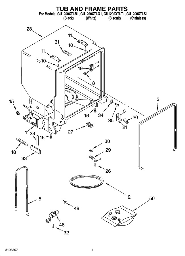 Diagram for GU1200XTLS1