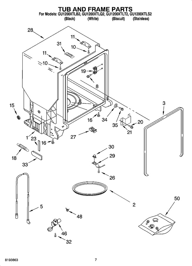 Diagram for GU1200XTLS2