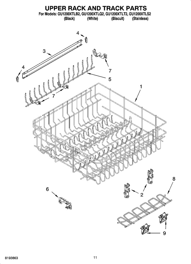 Diagram for GU1200XTLQ2