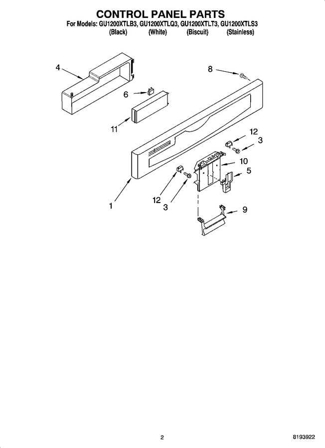 Diagram for GU1200XTLQ3