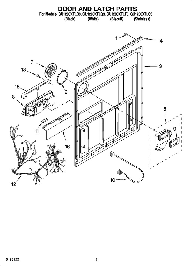 Diagram for GU1200XTLQ3
