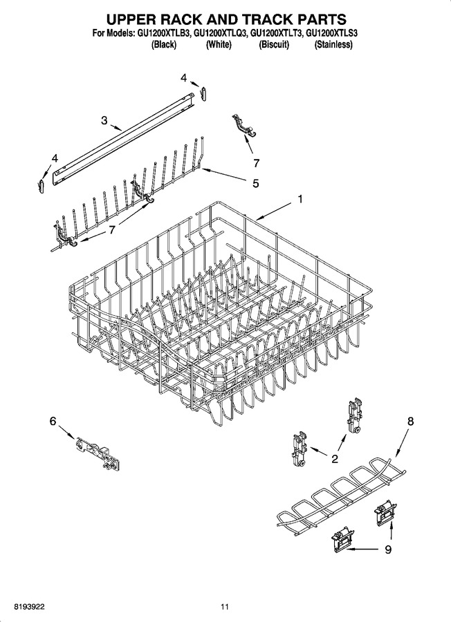 Diagram for GU1200XTLT3