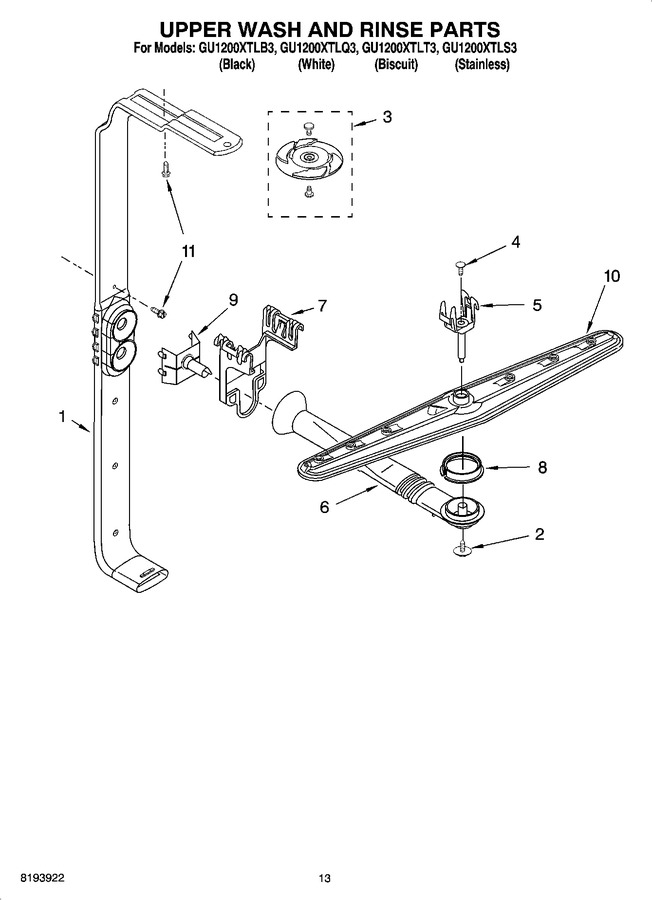 Diagram for GU1200XTLT3