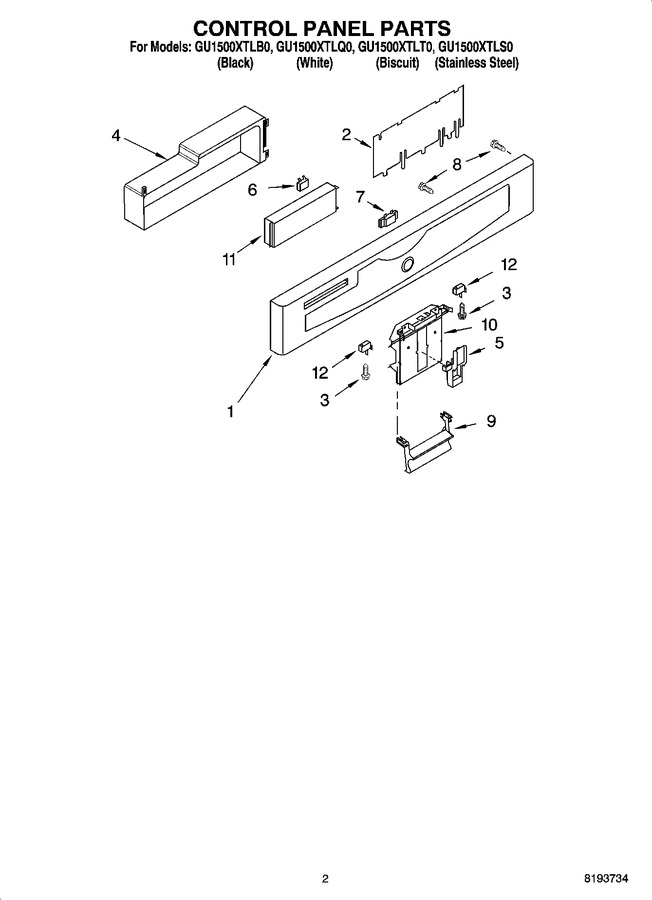 Diagram for GU1500XTLB0