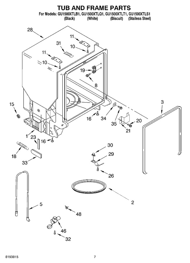 Diagram for GU1500XTLQ1