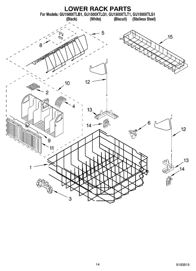Diagram for GU1500XTLQ1