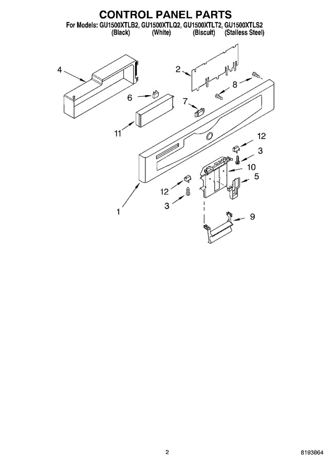 Diagram for GU1500XTLT2