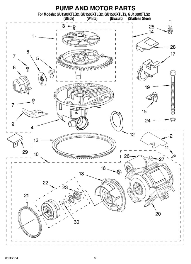 Diagram for GU1500XTLS2