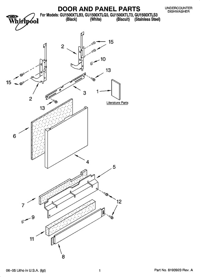 Diagram for GU1500XTLQ3
