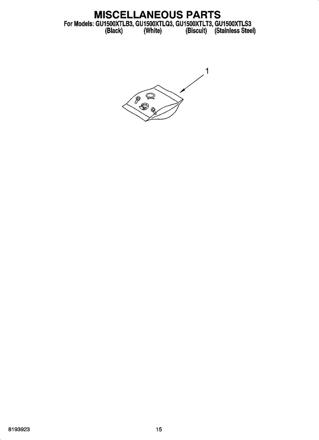 Diagram for GU1500XTLQ3