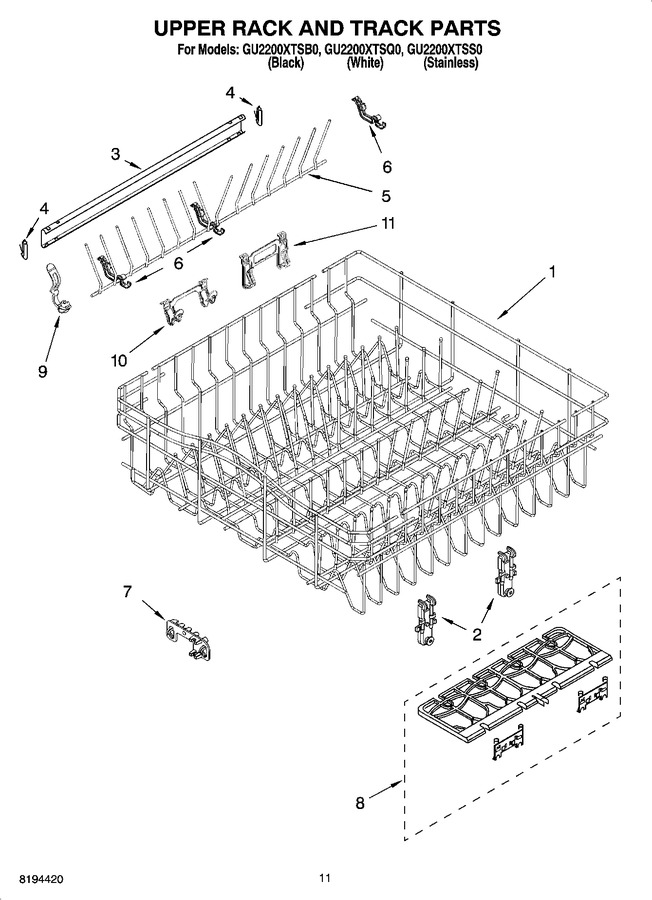 Diagram for GU2200XTSS0