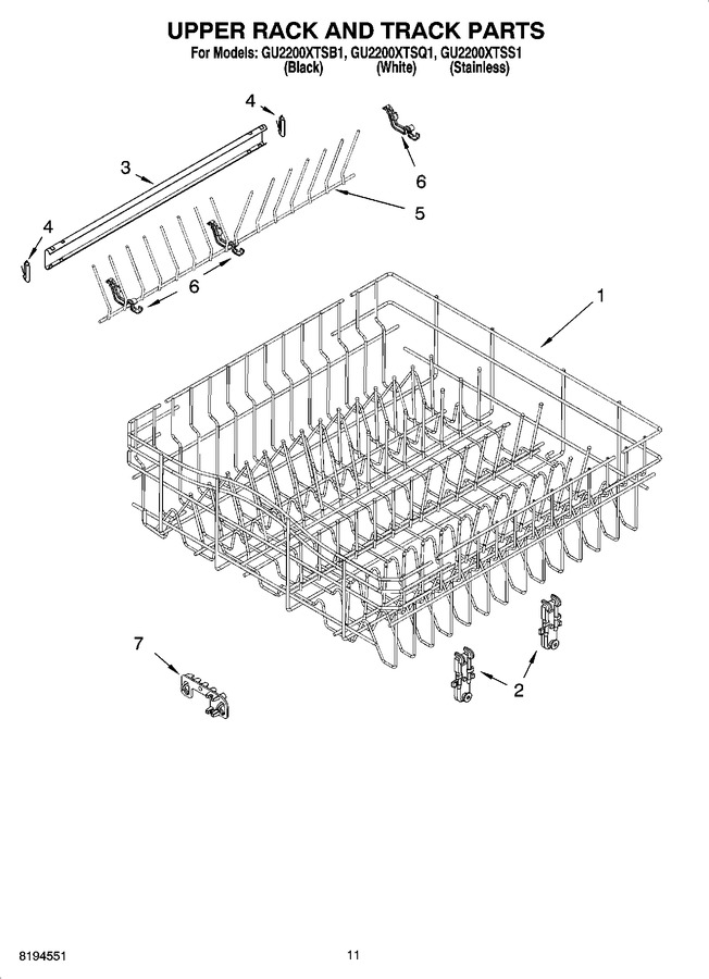 Diagram for GU2200XTSQ1