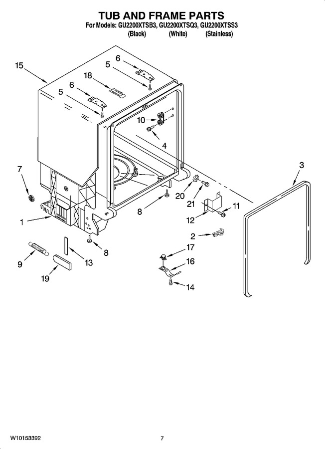 Diagram for GU2200XTSQ3