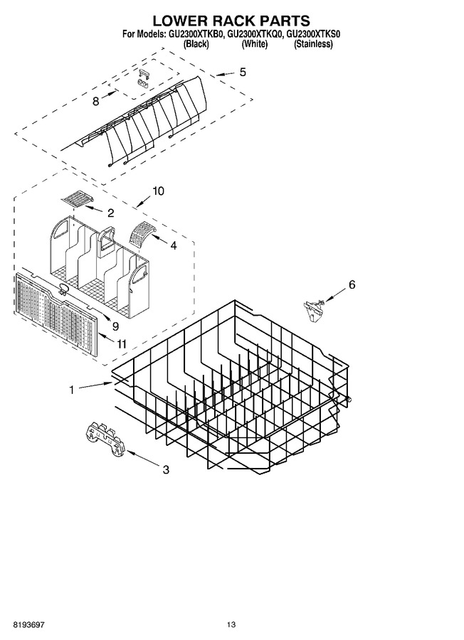 Diagram for GU2300XTKB0