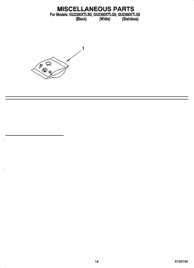 Diagram for GU2300XTLS0