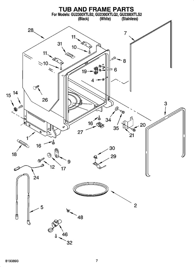 Diagram for GU2300XTLB2