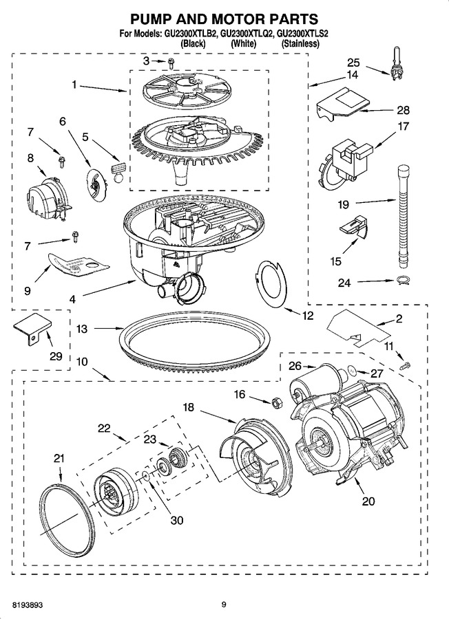 Diagram for GU2300XTLB2