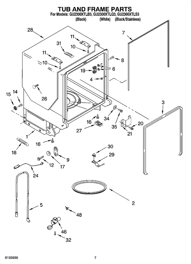 Diagram for GU2300XTLQ3