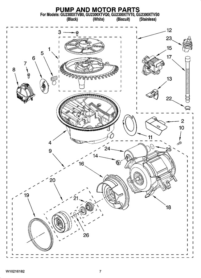 Diagram for GU2300XTVB0