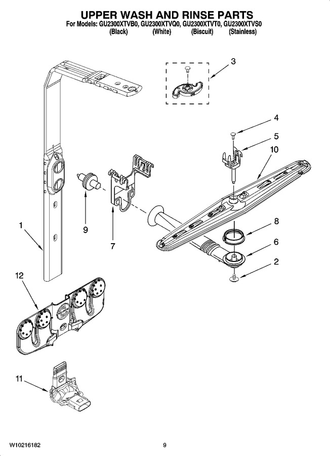 Diagram for GU2300XTVT0