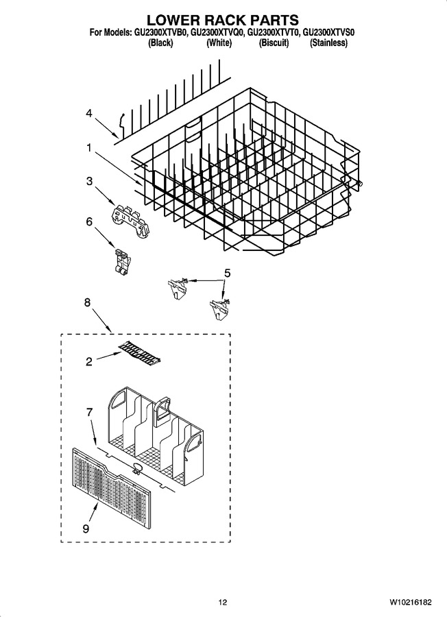 Diagram for GU2300XTVT0