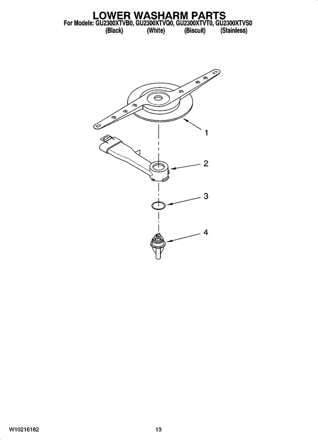 Diagram for GU2300XTVT0