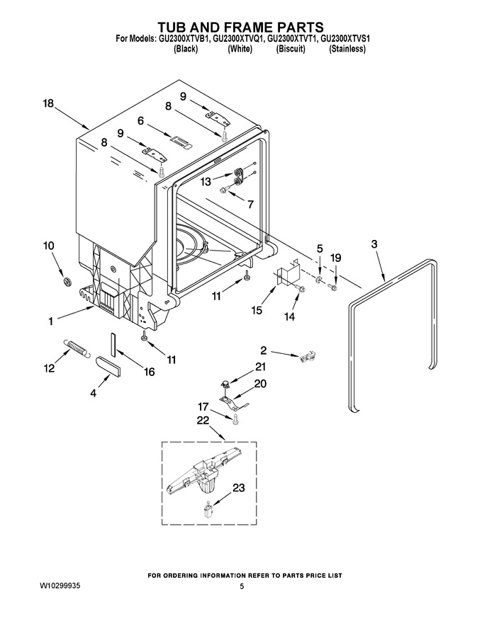 Diagram for GU2300XTVT1