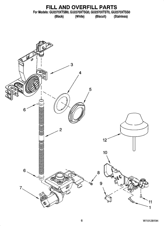 Diagram for GU2370XTSQ0