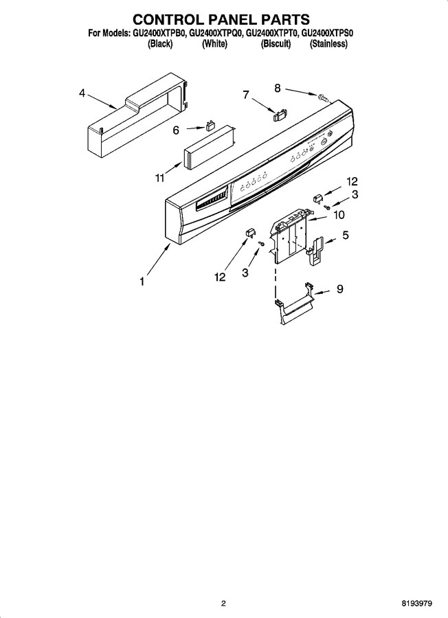 Diagram for GU2400XTPB0
