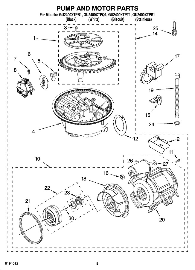 Diagram for GU2400XTPB1