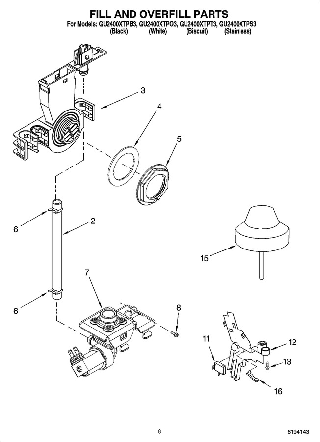 Diagram for GU2400XTPB3