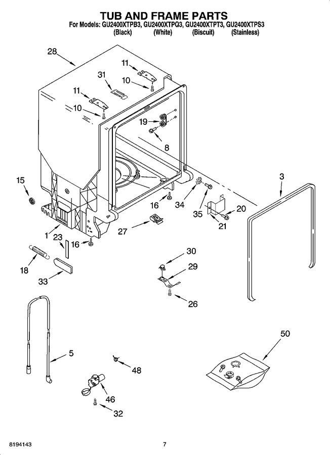 Diagram for GU2400XTPS3
