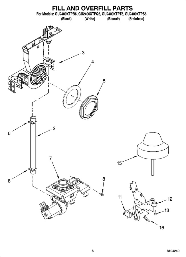Diagram for GU2400XTPT6