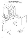 Diagram for 07 - Tub And Frame Parts