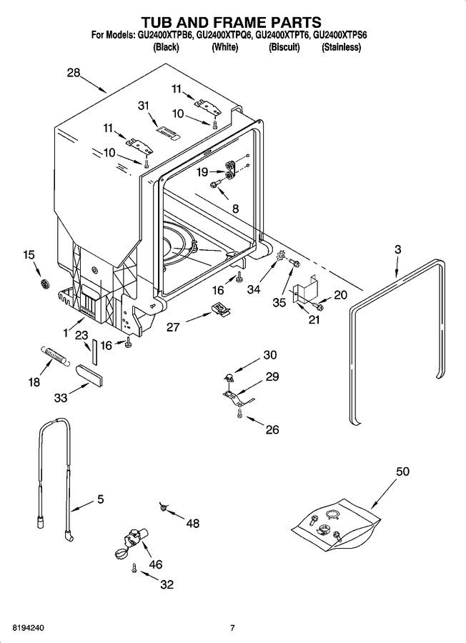 Diagram for GU2400XTPT6