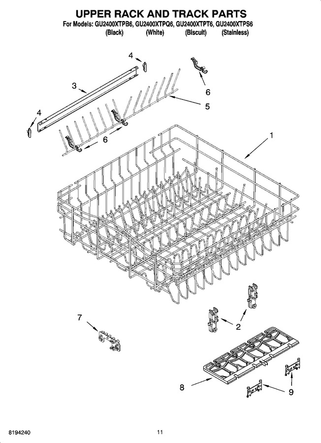 Diagram for GU2400XTPT6