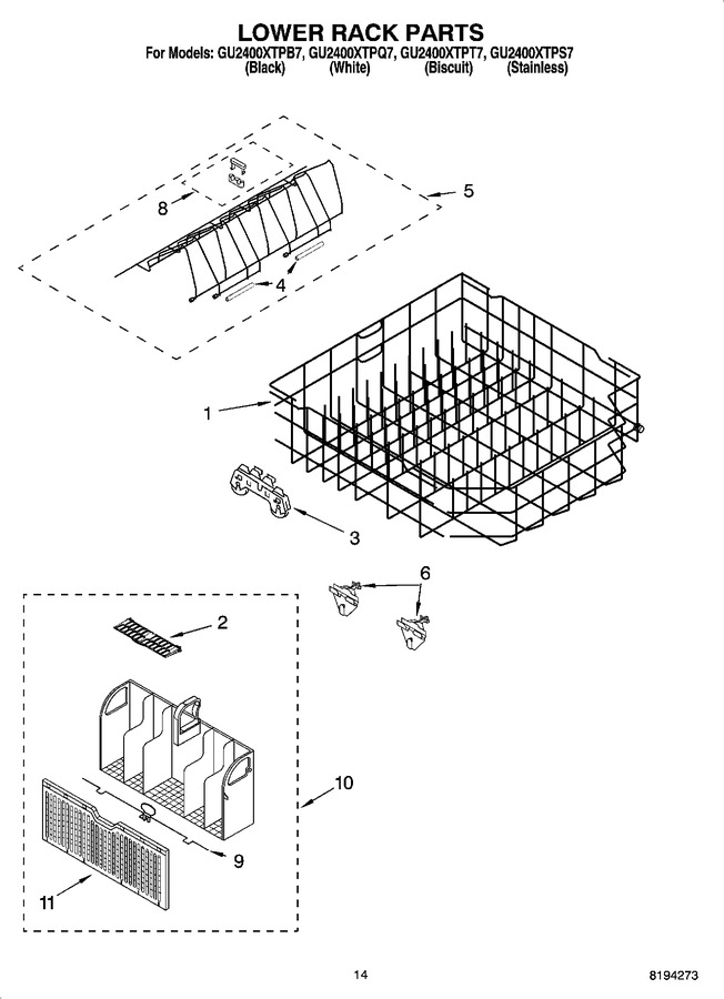 Diagram for GU2400XTPS7