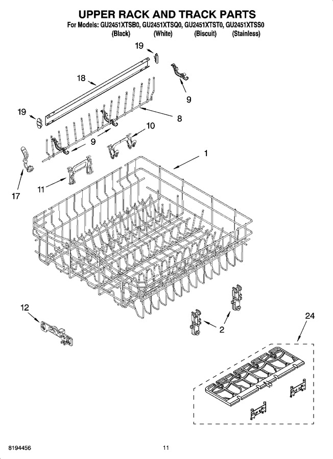 Diagram for GU2451XTST0