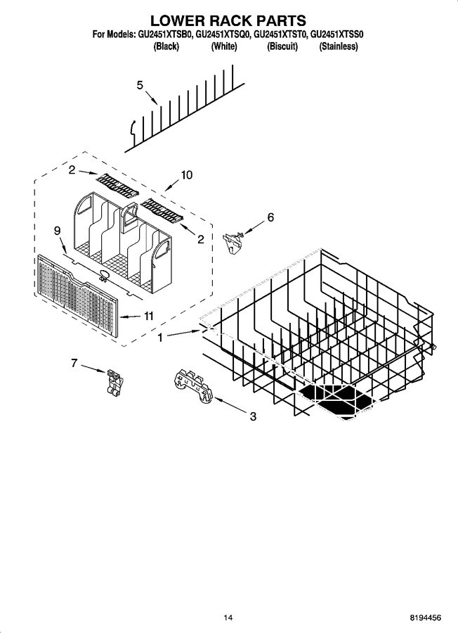 Diagram for GU2451XTST0