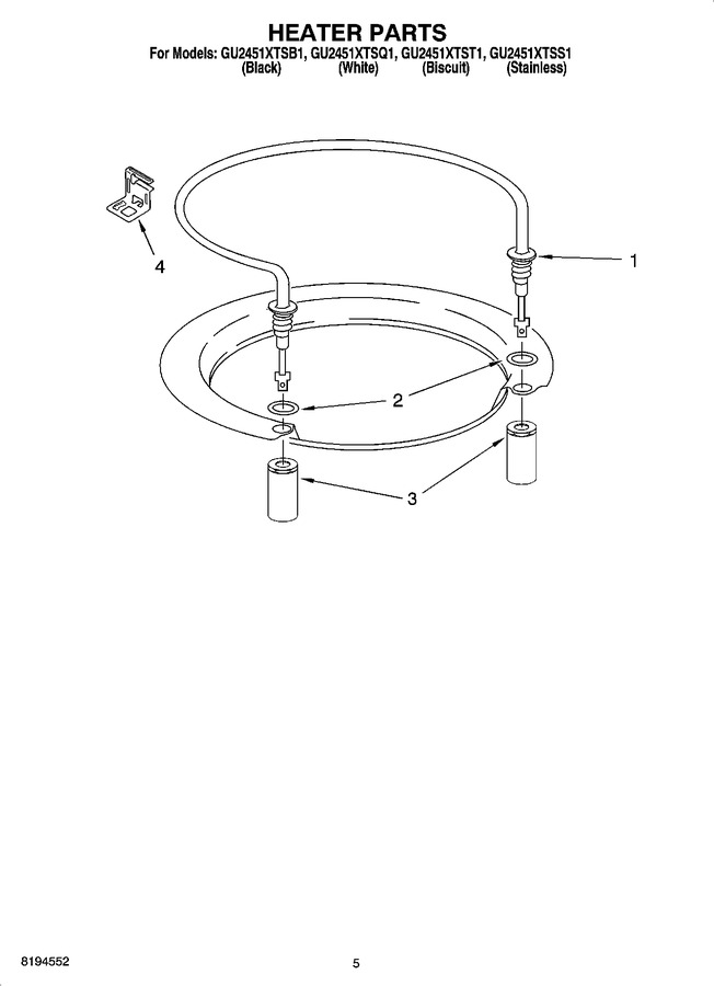 Diagram for GU2451XTST1