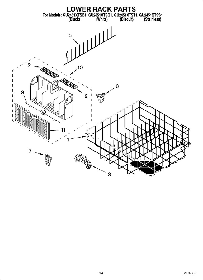 Diagram for GU2451XTST1