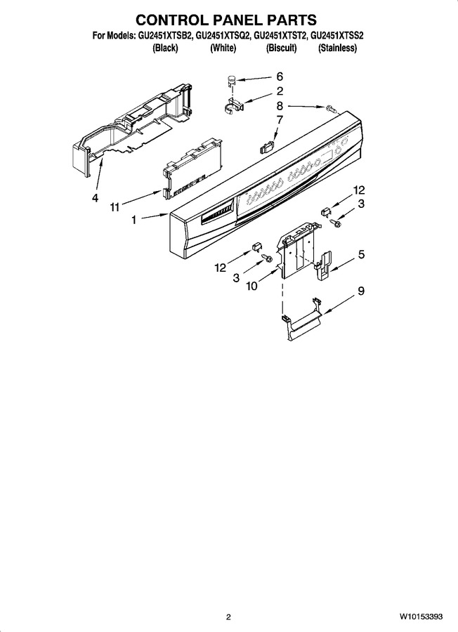 Diagram for GU2451XTST2