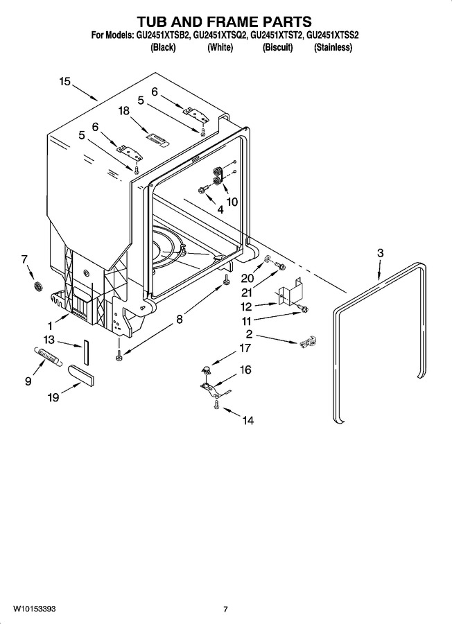 Diagram for GU2451XTSB2