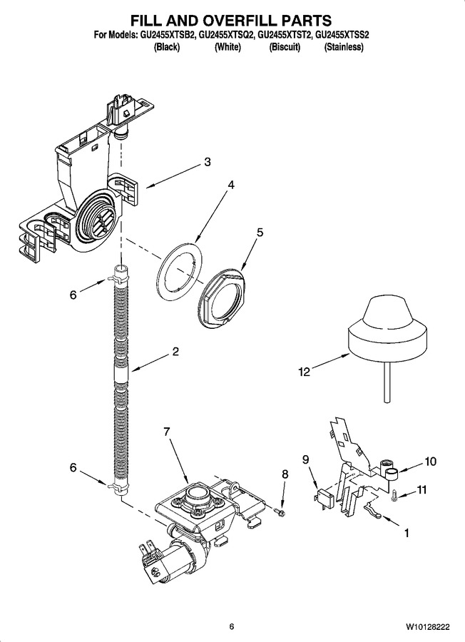 Diagram for GU2455XTSB2
