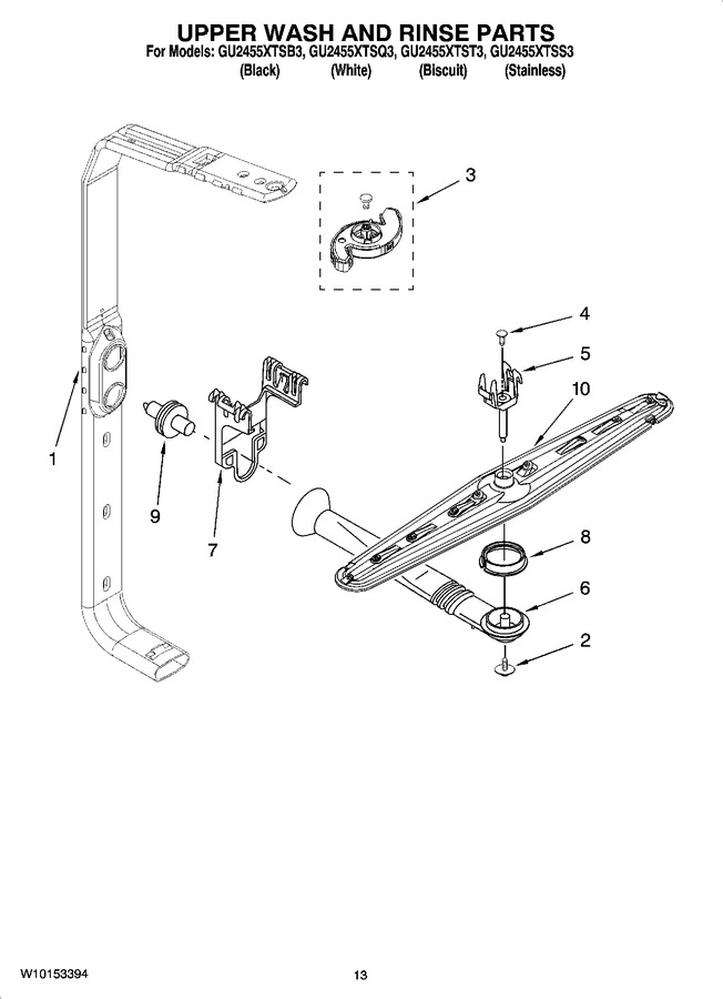 Diagram for GU2455XTSB3